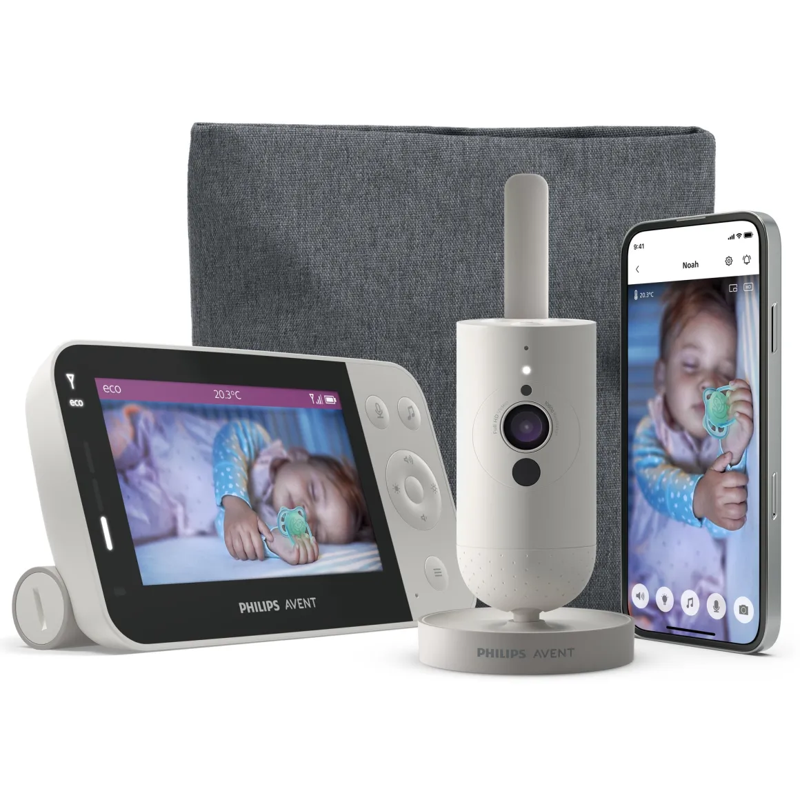 Video baby monitor premium connesso con applicazione – philips avent